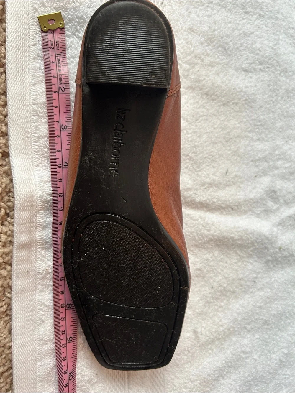 Liz Claiborne Men's Tan Leather Tassel Loafers